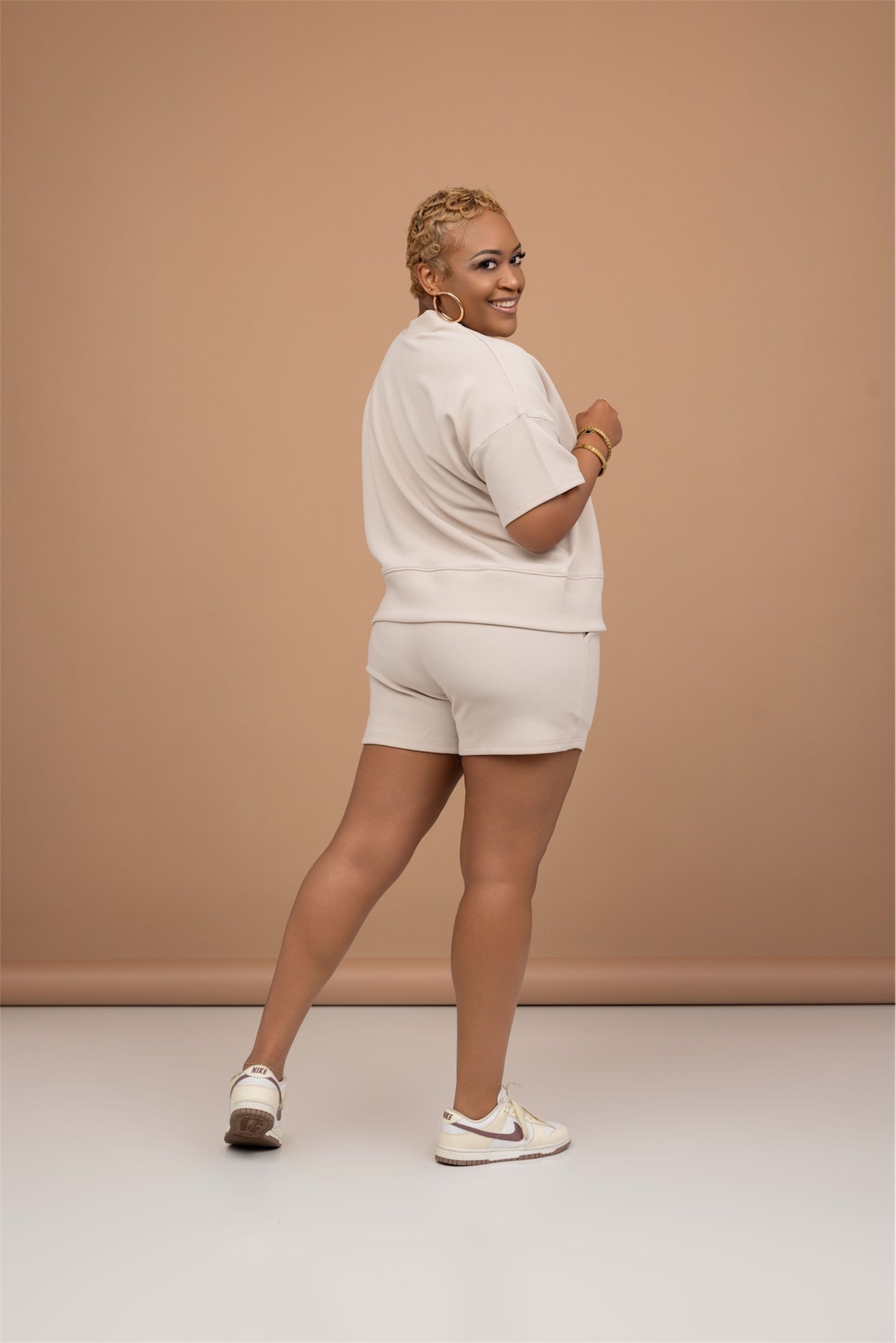 Coastal Chill Ribbed Short Set