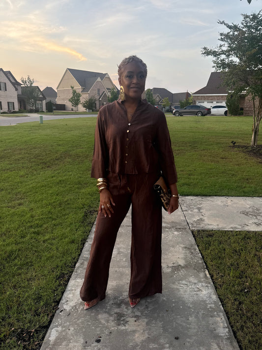 Chocolate Breeze Two-Piece Set