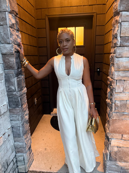 The Ivory Muse Jumpsuit