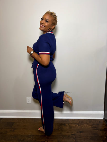 Nautical Navy Ultra Luxe Stripes Set
