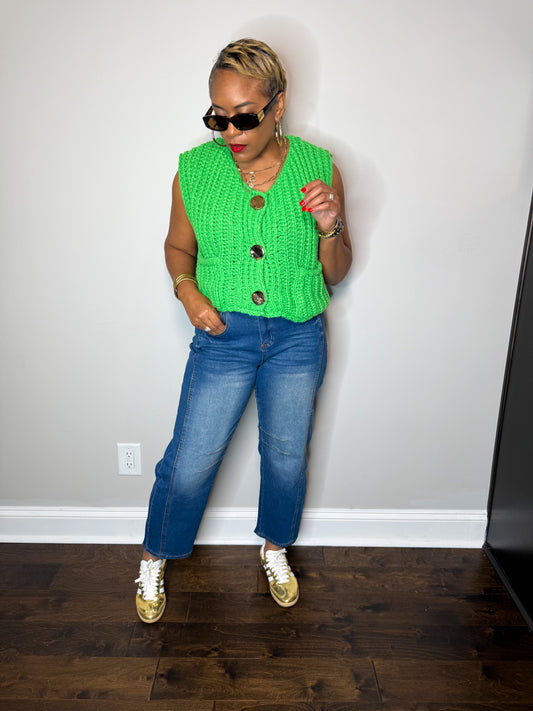 Cropped Jeans