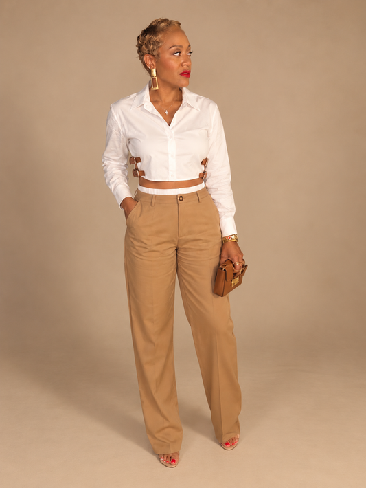 The Sutton Buckle Pant Set