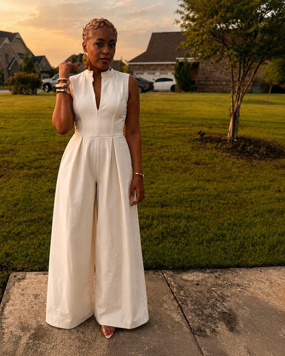 The Ivory Muse Jumpsuit