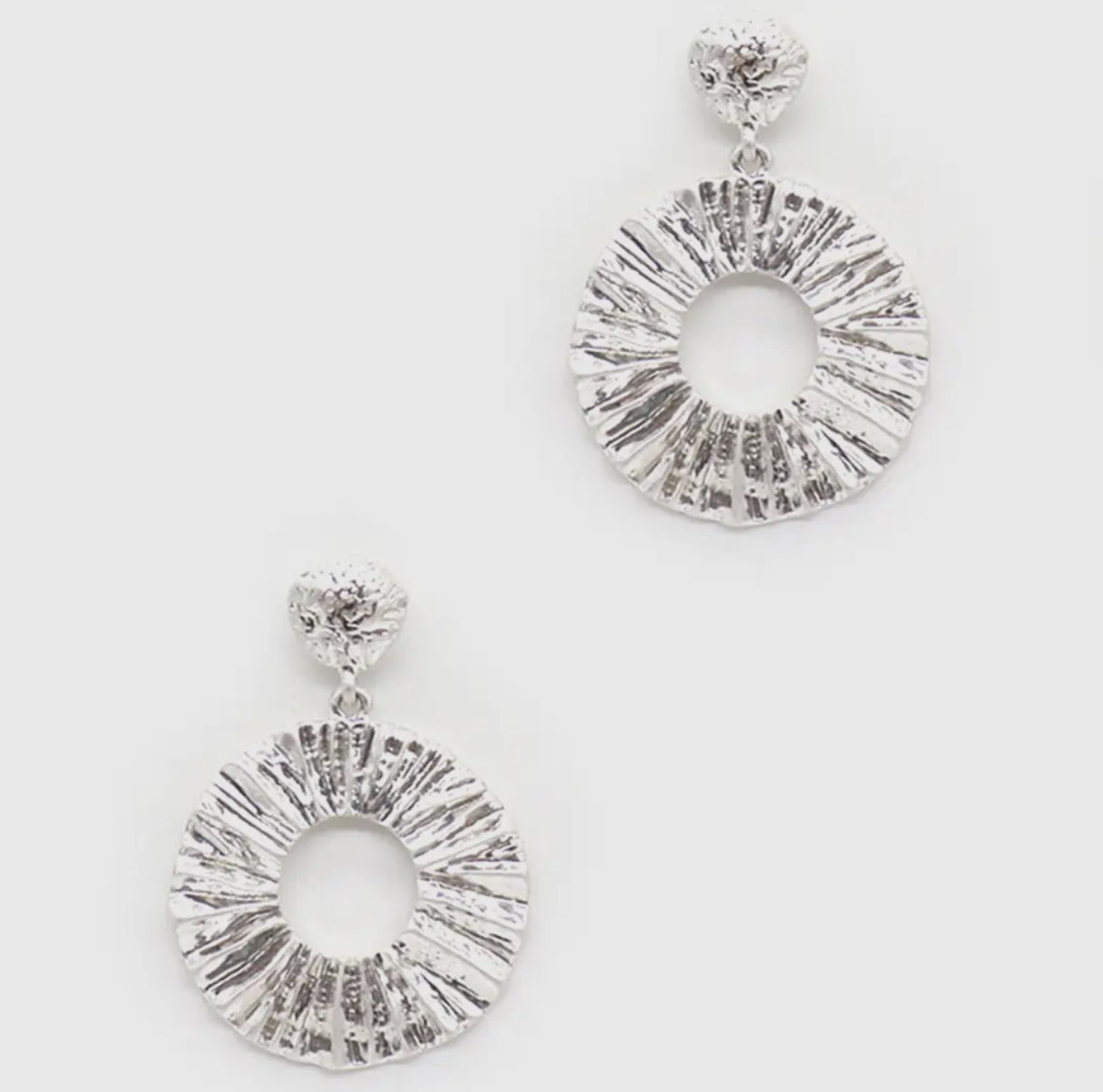 Vintage Disc Drop Earrings