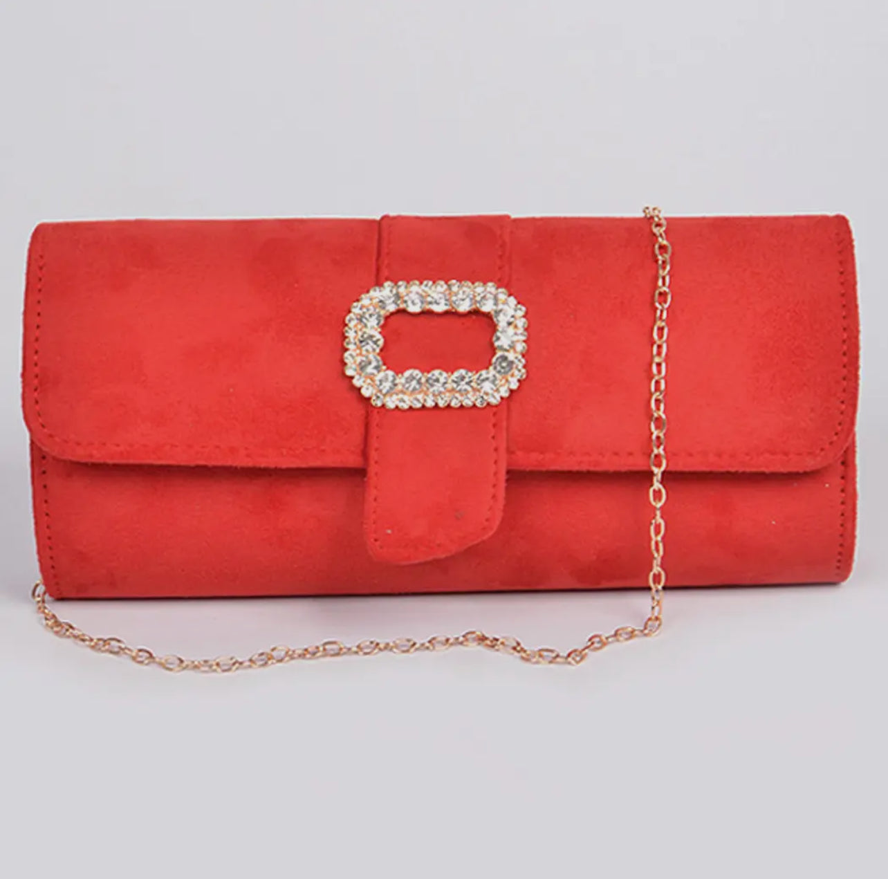 Pochette royale en daim