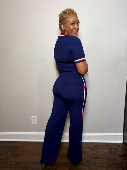 Nautical Navy Ultra Luxe Stripes Set
