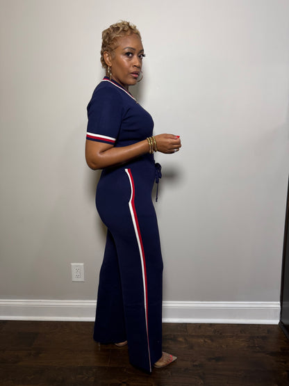 Nautical Navy Ultra Luxe Stripes Set