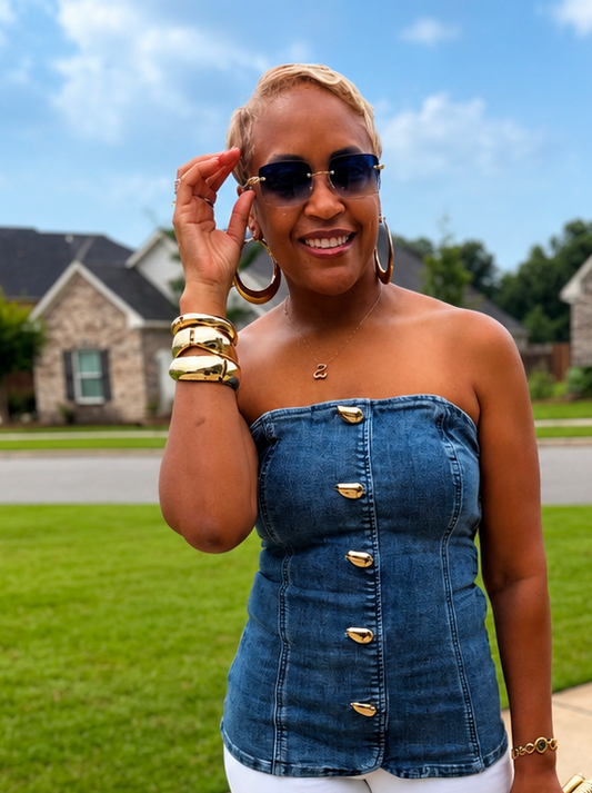 Skyline Luxe Rimless Sunglasses