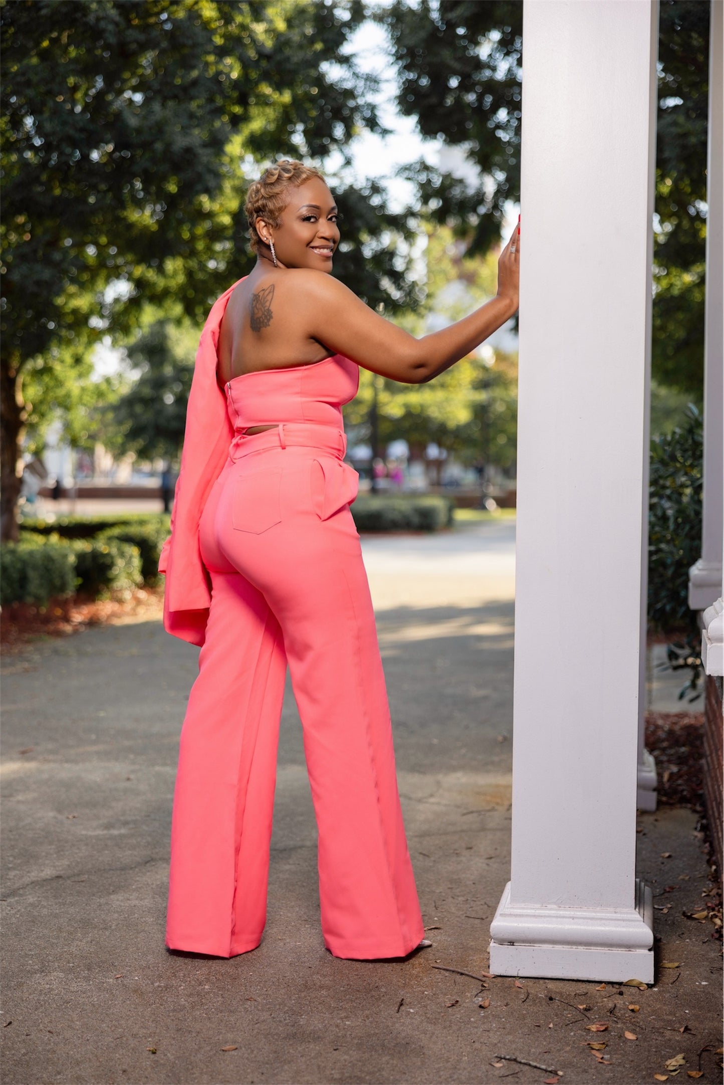 Powerful in Pink 3 Piece Suit