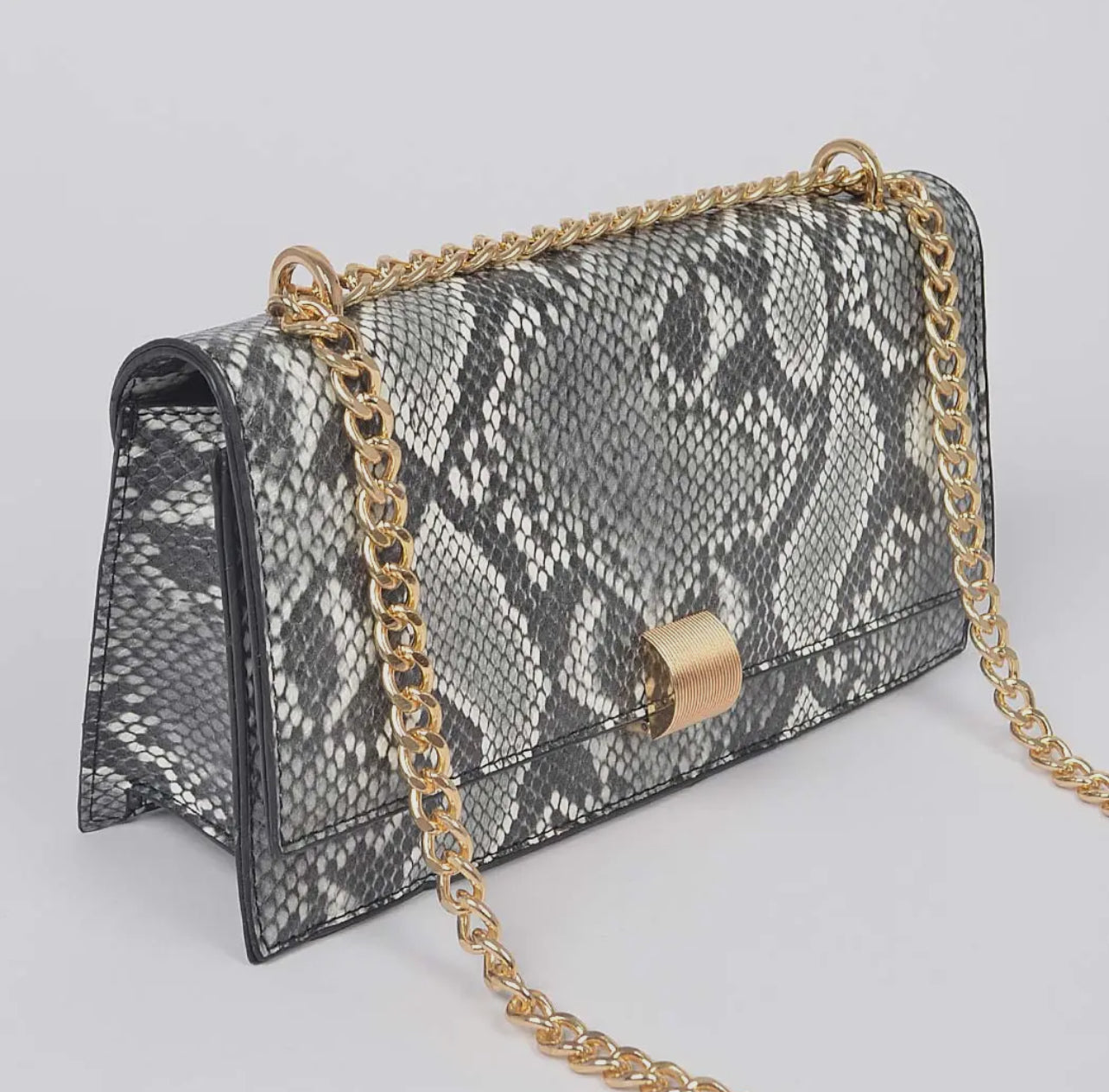 Snakeskin Crossbody Bag