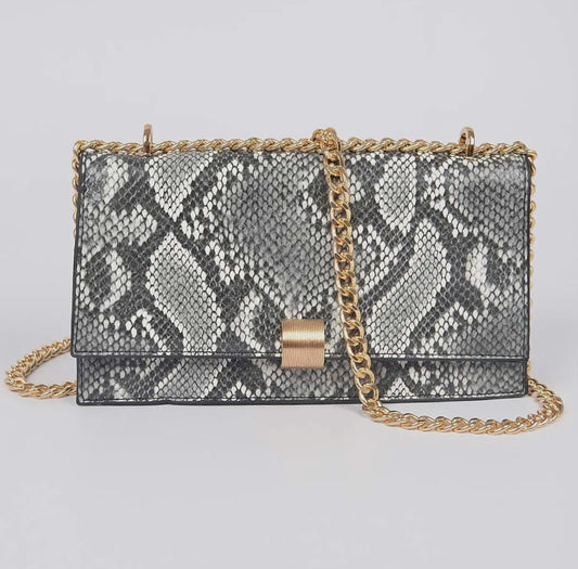 Snakeskin Crossbody Bag