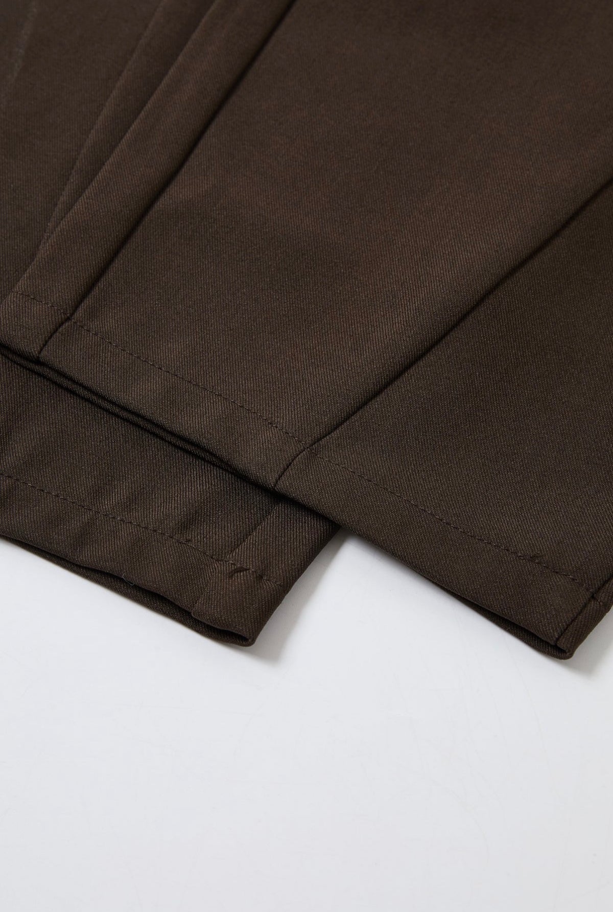 The Mercer Leather-Trim Barrel Pant