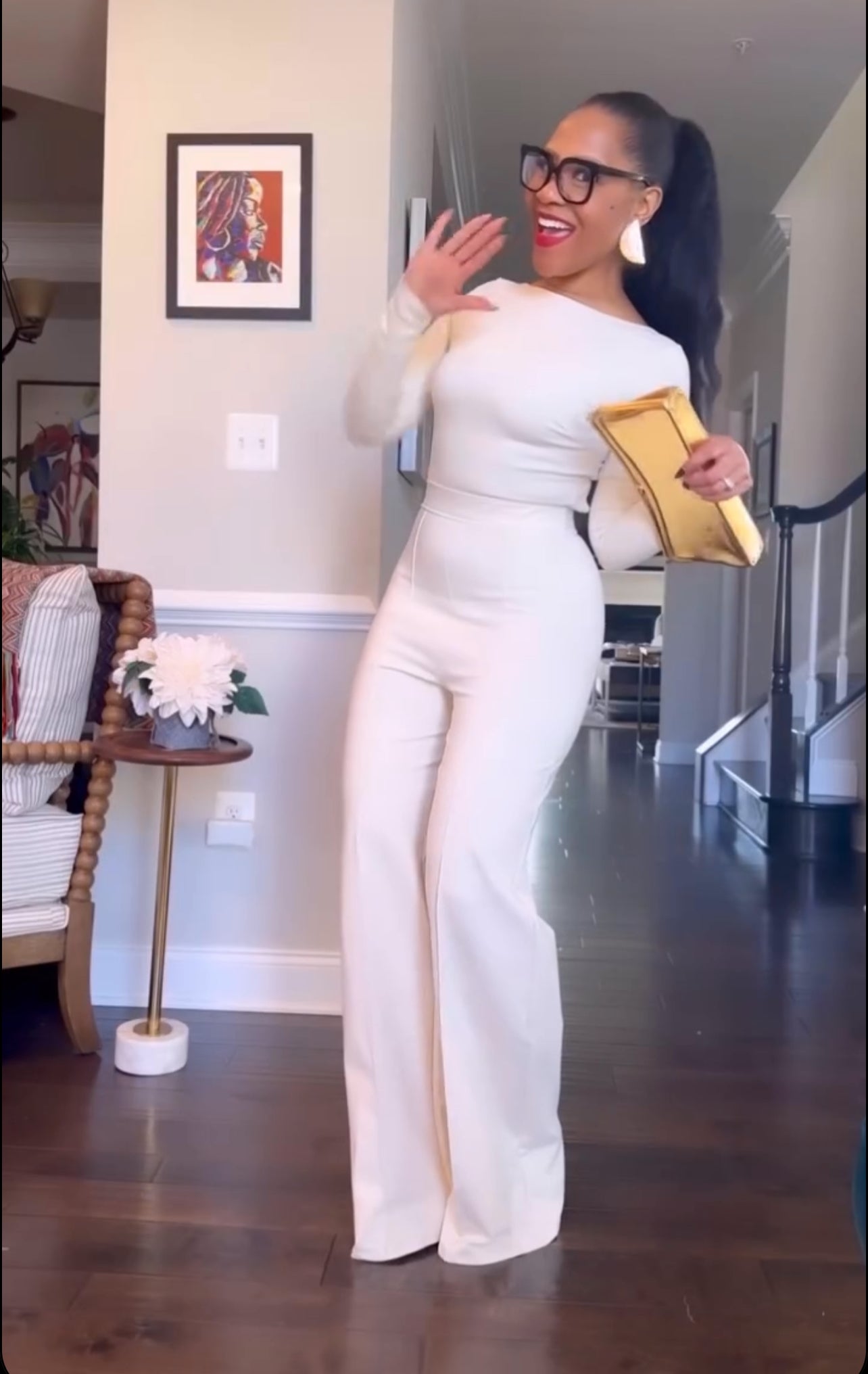 Classic Butter Cream Jumpsuit