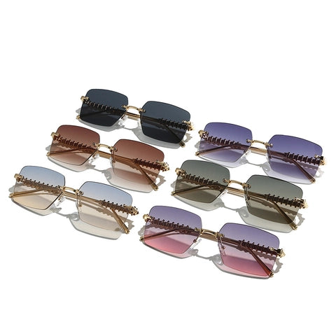 Skyline Luxe Rimless Sunglasses
