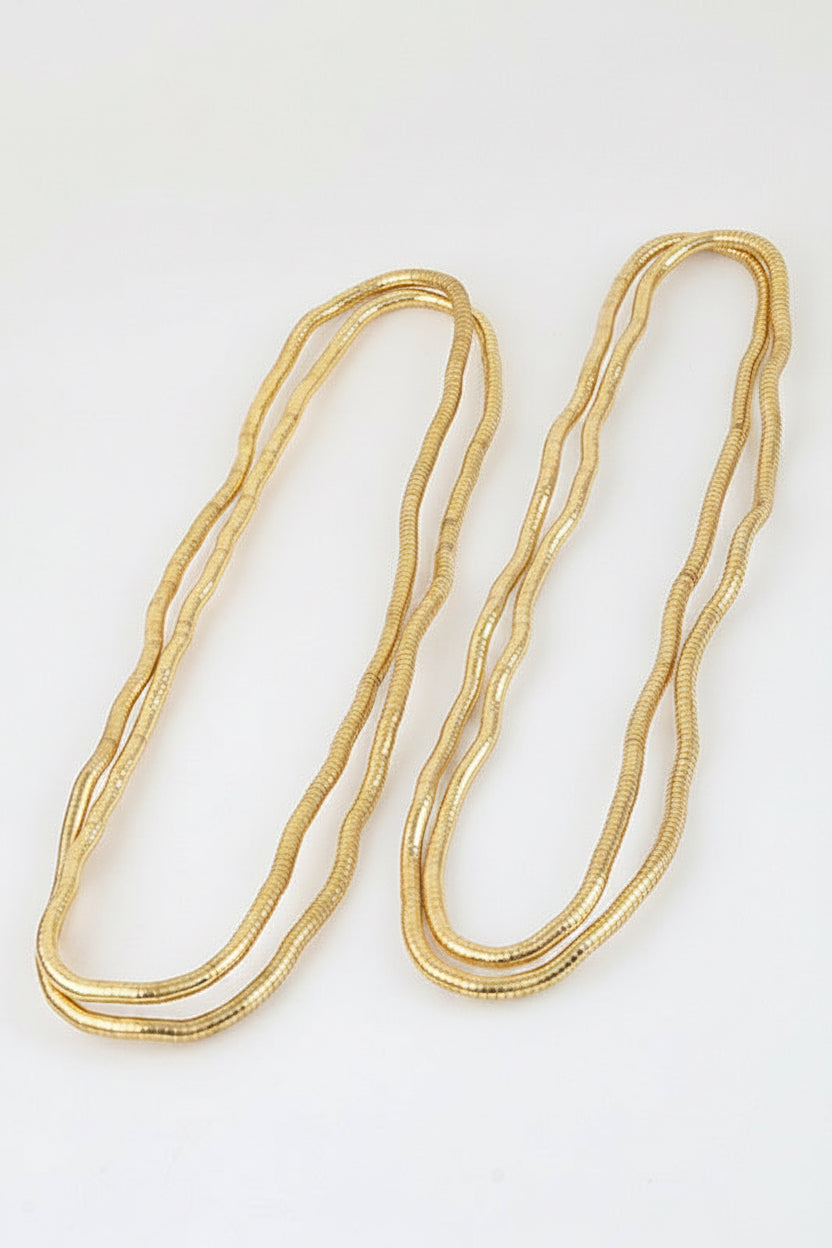 Gold Tube Necklace