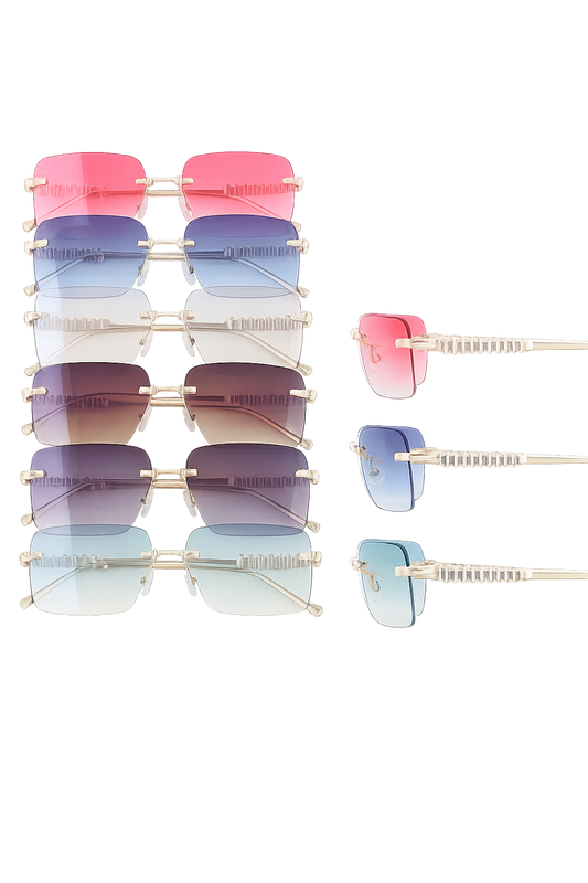 Skyline Luxe Rimless Sunglasses