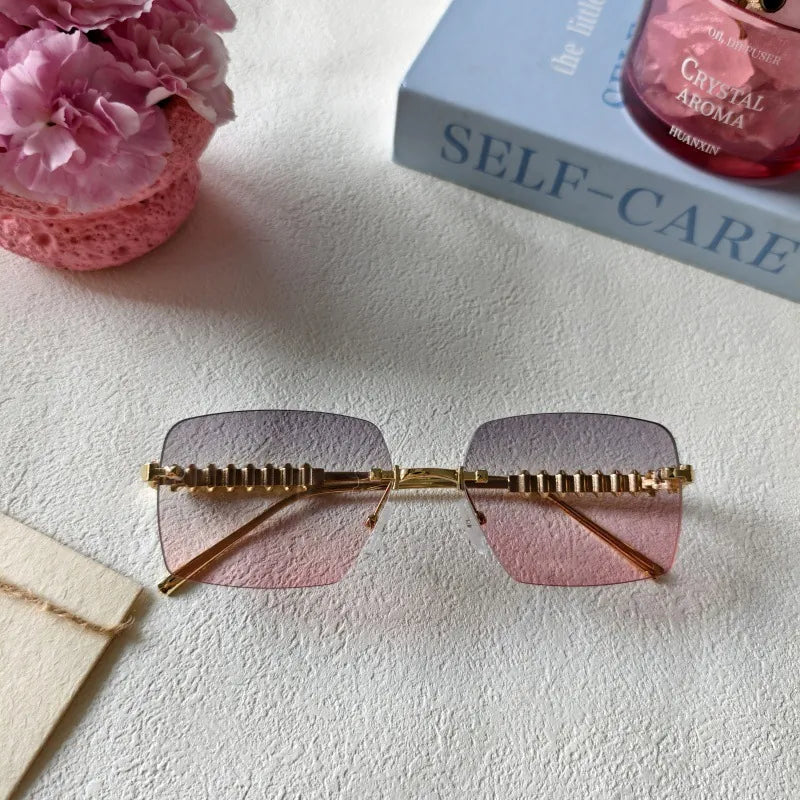 Skyline Luxe Rimless Sunglasses