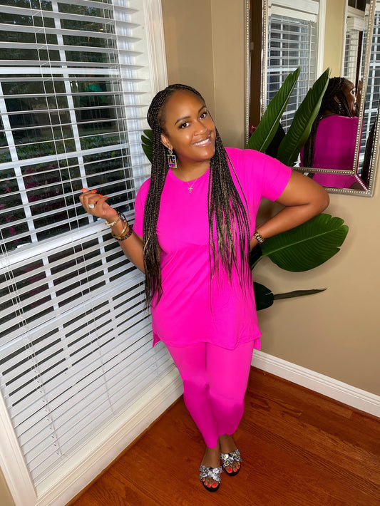 The Ava Set - Hot Pink